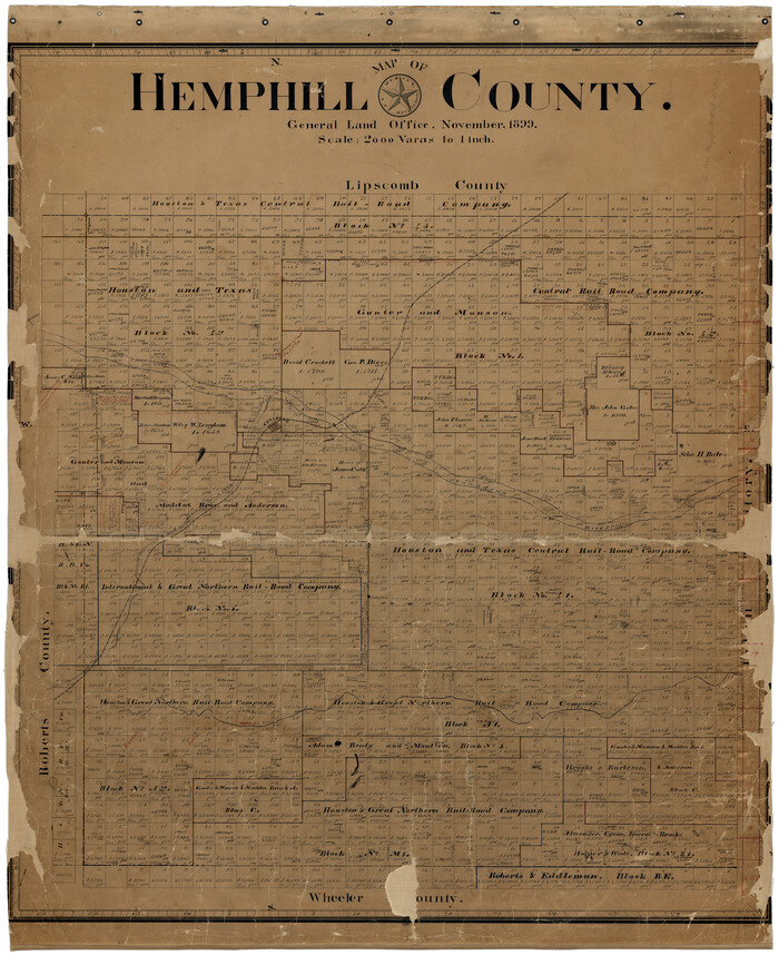 4682, Hemphill County, General Map Collection