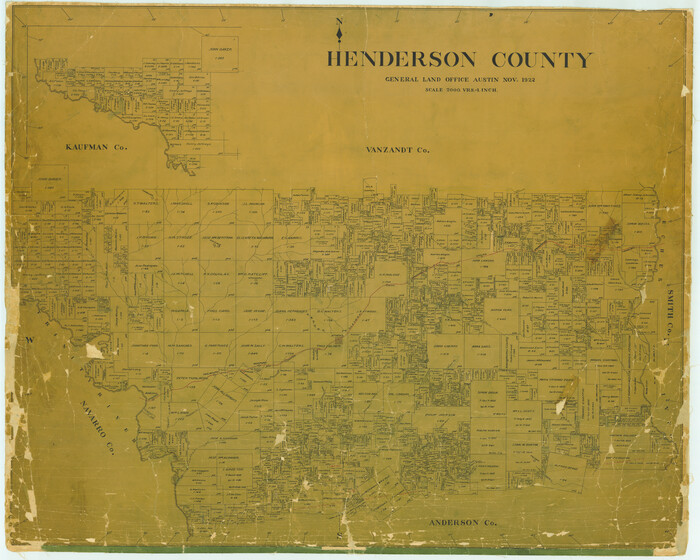 4683, Henderson County, General Map Collection