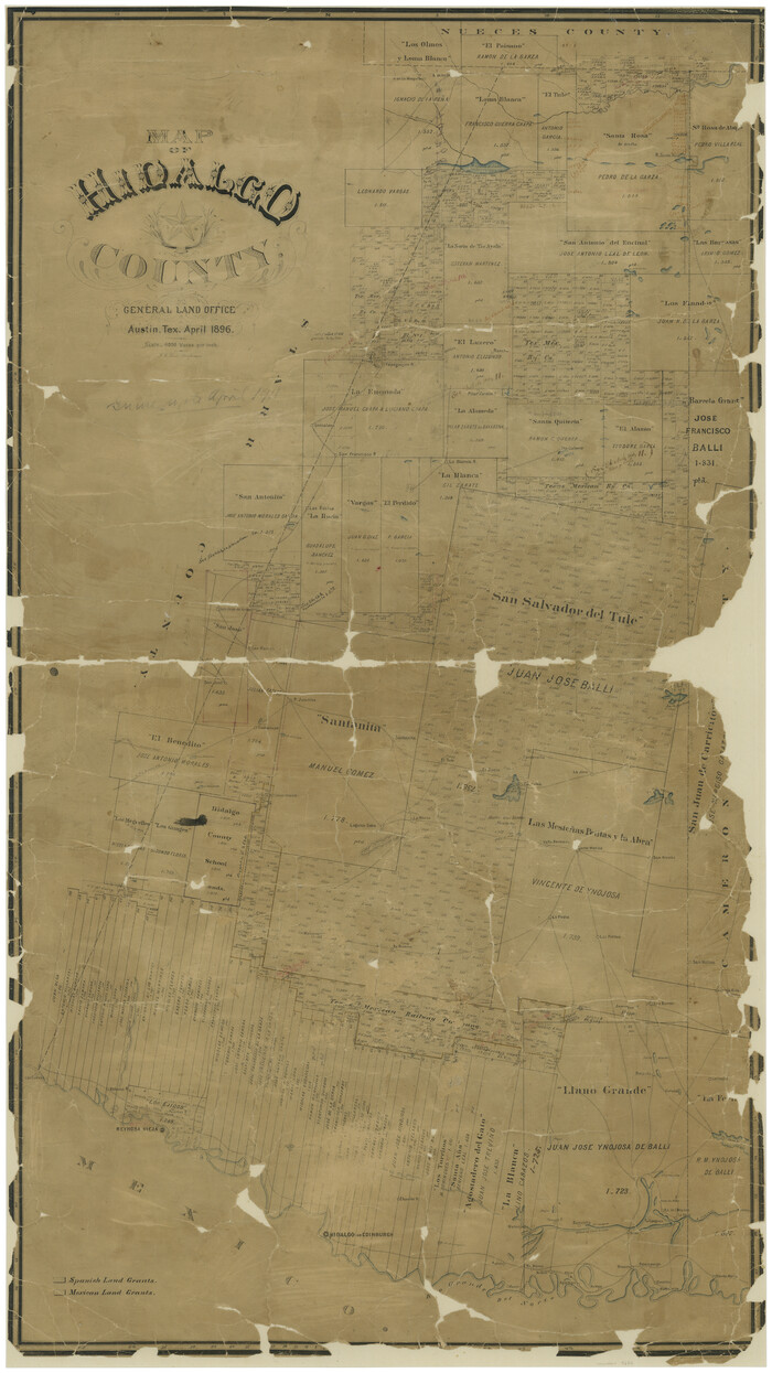 4684, Map of Hidalgo County, General Map Collection
