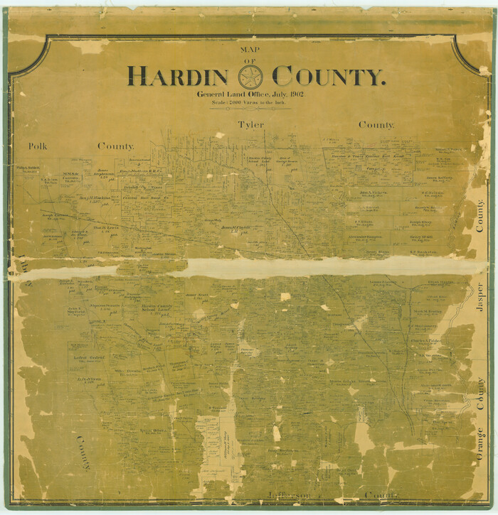 4699, Map of Hardin County, General Map Collection