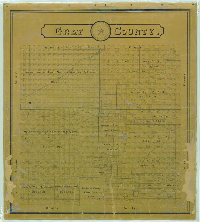 4705, Gray County, General Map Collection