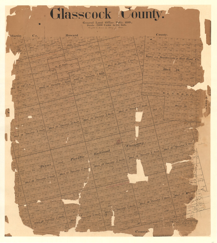 4707, Glasscock County, General Map Collection