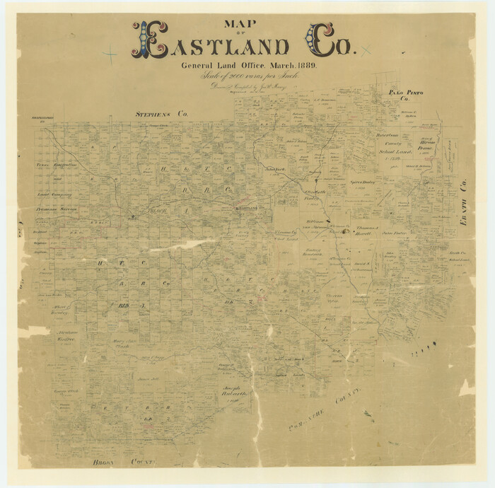 4710, Map of Eastland Co., General Map Collection