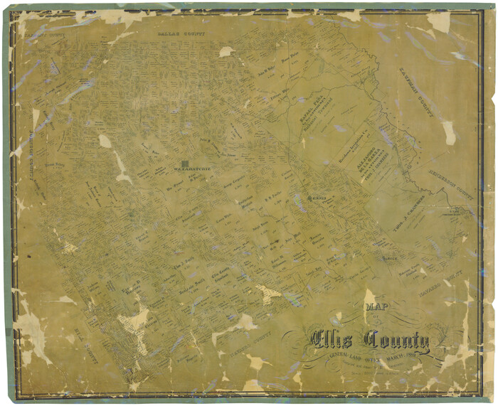 4712, Map of Ellis County, General Map Collection