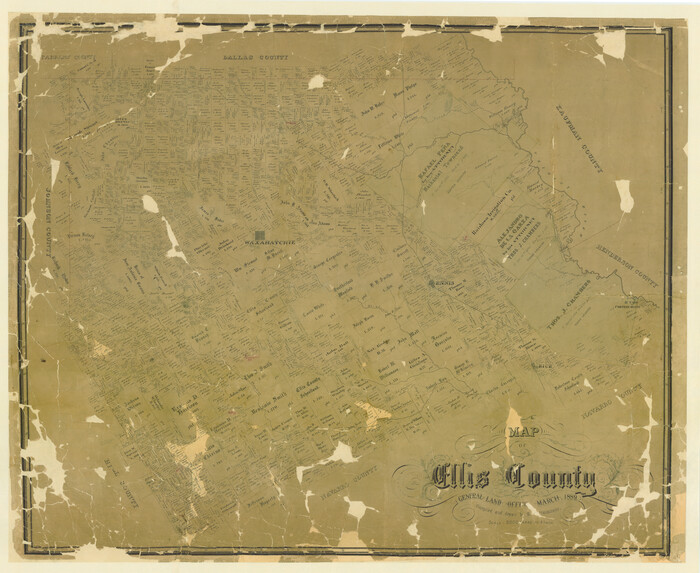 4712, Map of Ellis County, General Map Collection