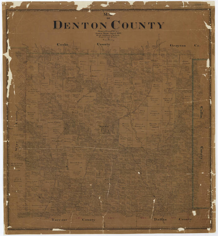 4720, Map of Denton County, General Map Collection