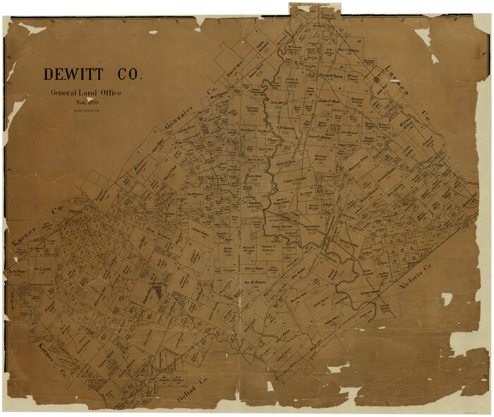 4721, DeWitt Co., General Map Collection
