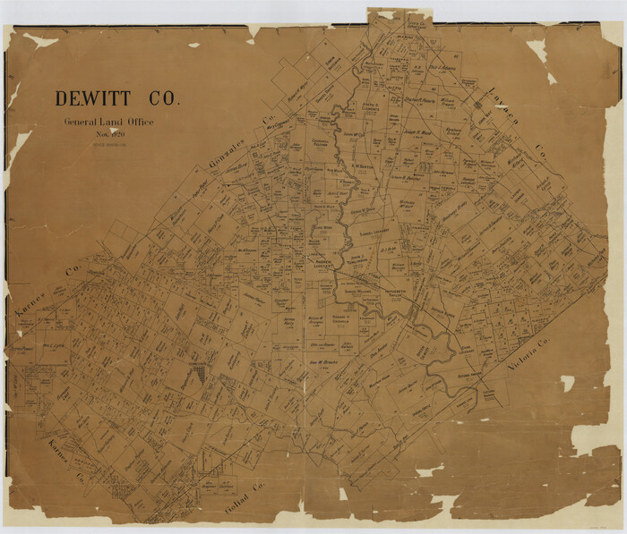 4721, DeWitt Co., General Map Collection
