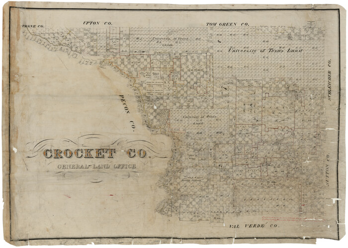 4726, Crockett Co., General Map Collection
