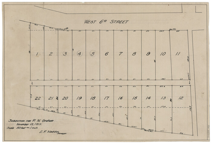 473, Subdivision for R.N. Graham, Maddox Collection