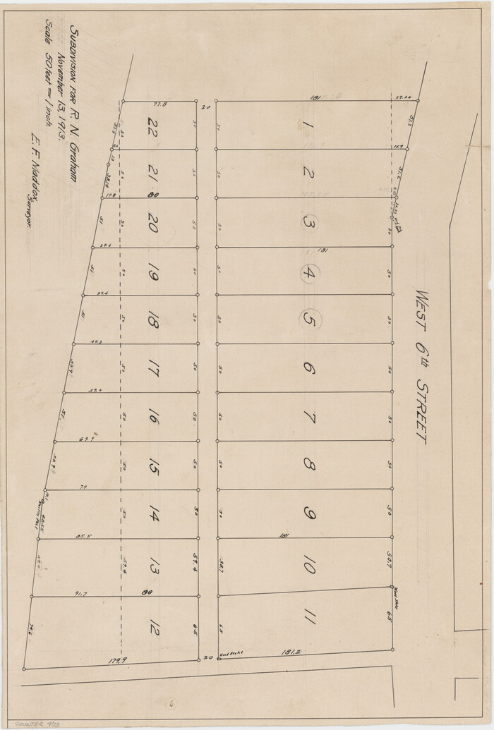 473, Subdivision for R.N. Graham, Maddox Collection