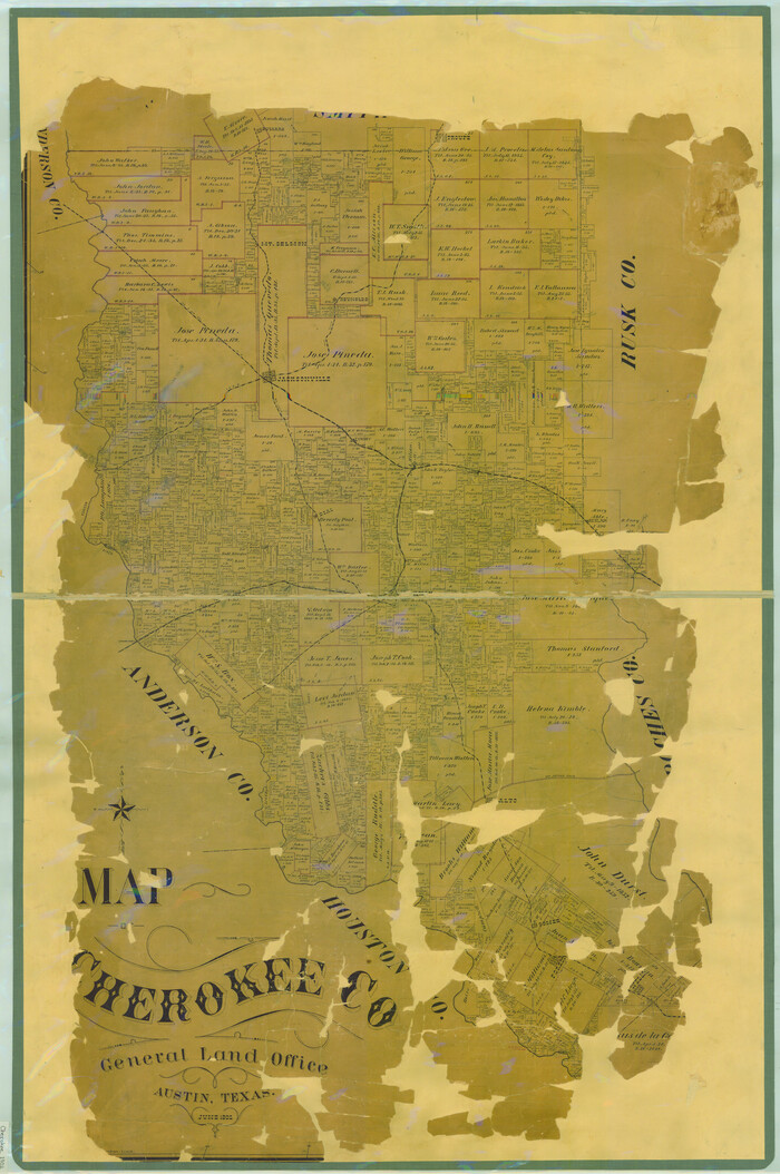 4747, Map of Cherokee Co., General Map Collection