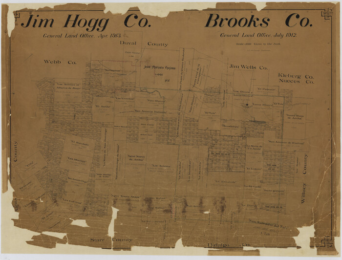 4756, Jim Hogg Co. [and] Brooks Co., General Map Collection