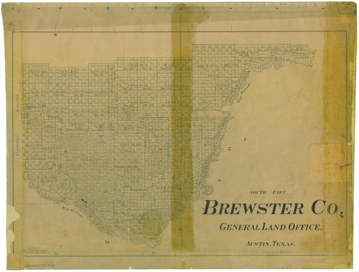 4760, South Part Brewster Co., General Map Collection