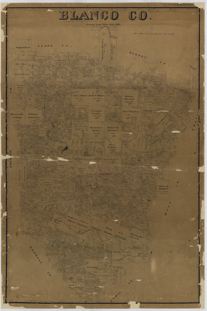 4764, Blanco Co., General Map Collection