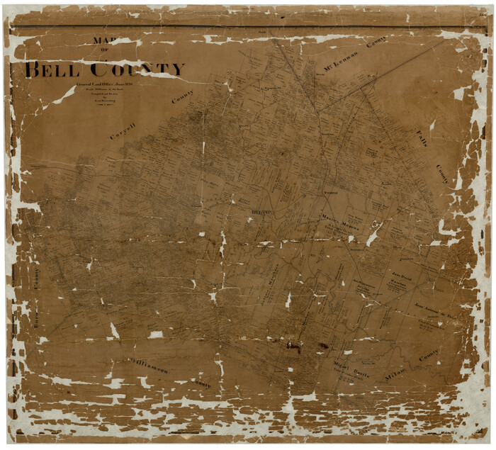 4768, Map of Bell County, General Map Collection