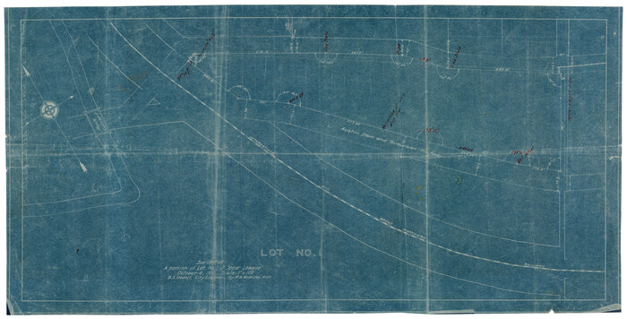 477, Survey of a Portion of Lot. No. 1 of Spear League, Maddox Collection