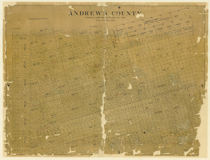 4778, Andrews County, General Map Collection