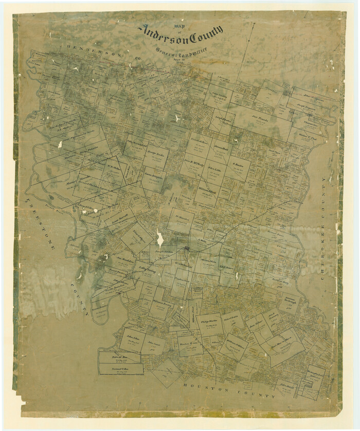 4782, Map of Anderson County, General Map Collection