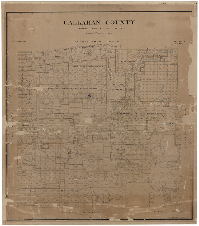 4787, Callahan County, General Map Collection