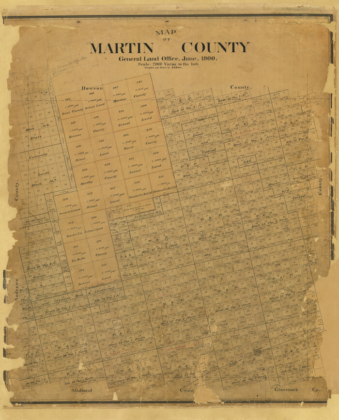4789, Map of Martin County, General Map Collection
