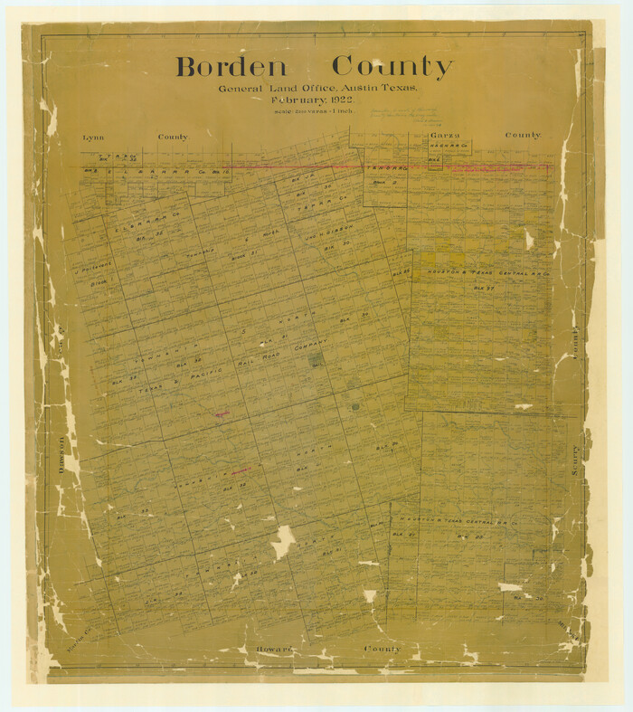 4793, Borden County, General Map Collection