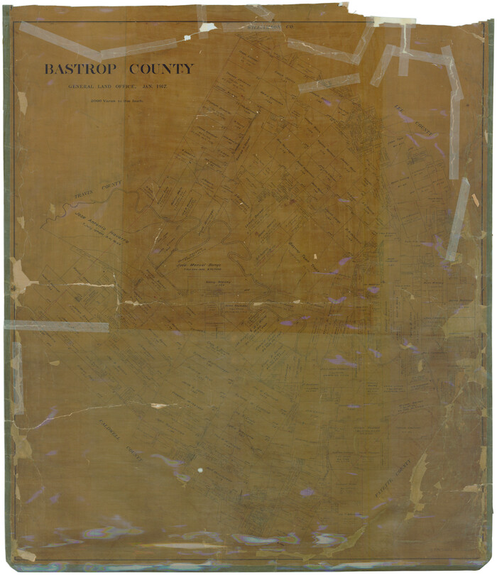 4796, Bastrop County, General Map Collection