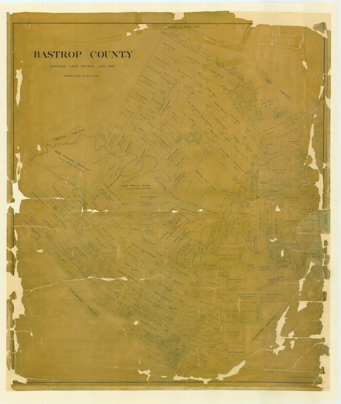 4796, Bastrop County, General Map Collection