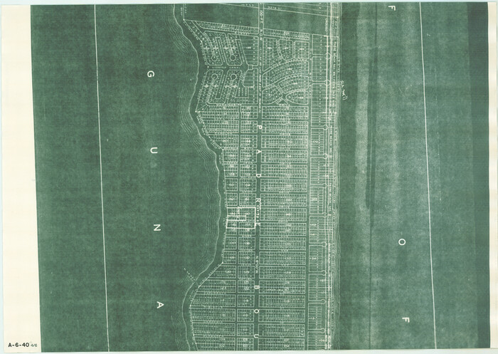 4810, Map of Padre Island Showing Location of Zoning Districts, General Map Collection