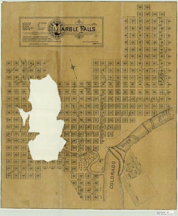 4831, Marble Falls, General Map Collection