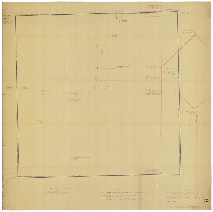 4838, Plat Showing Theoretical Original City Limits of Corpus Christi, General Map Collection
