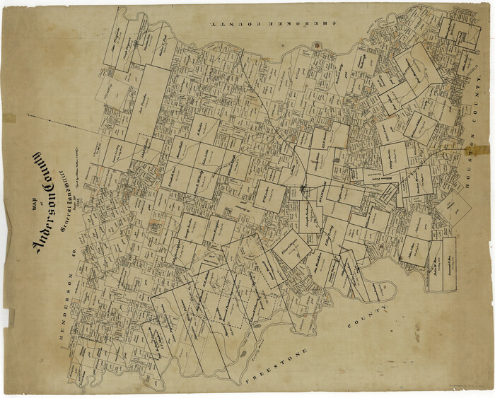 4866, Map of Anderson County, General Map Collection
