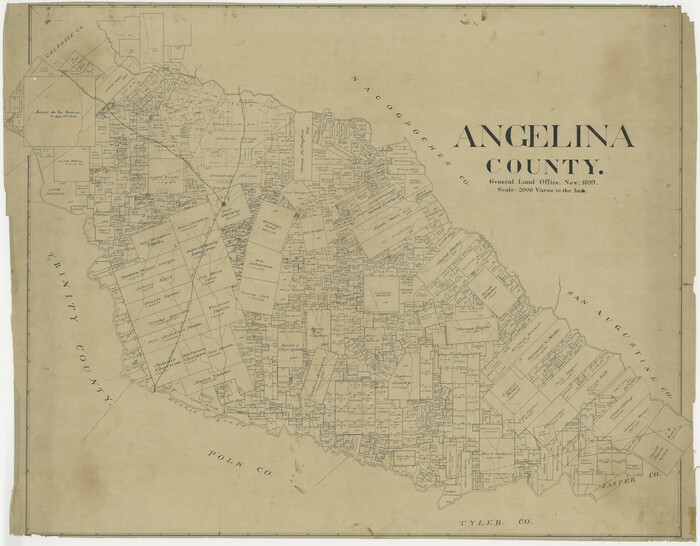 4873, Angelina County, General Map Collection