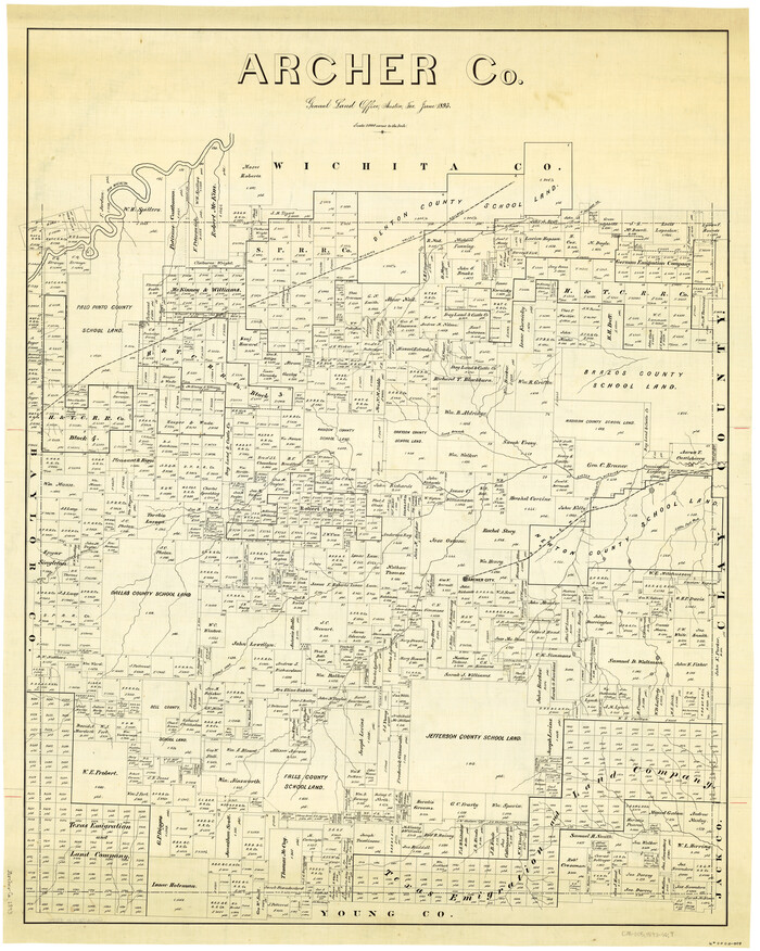 4875, Archer Co., General Map Collection