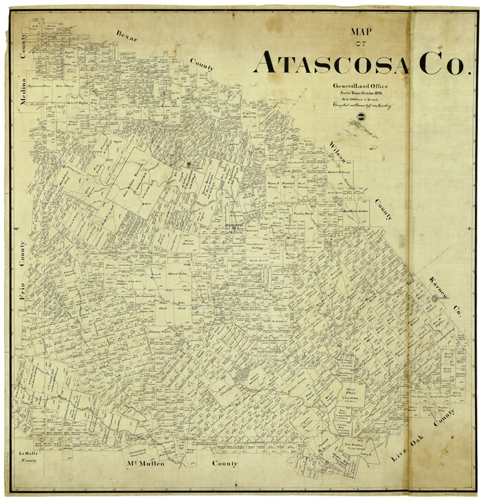 4877, Map of Atascosa Co., General Map Collection