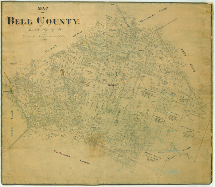 4884, Map of Bell County, General Map Collection