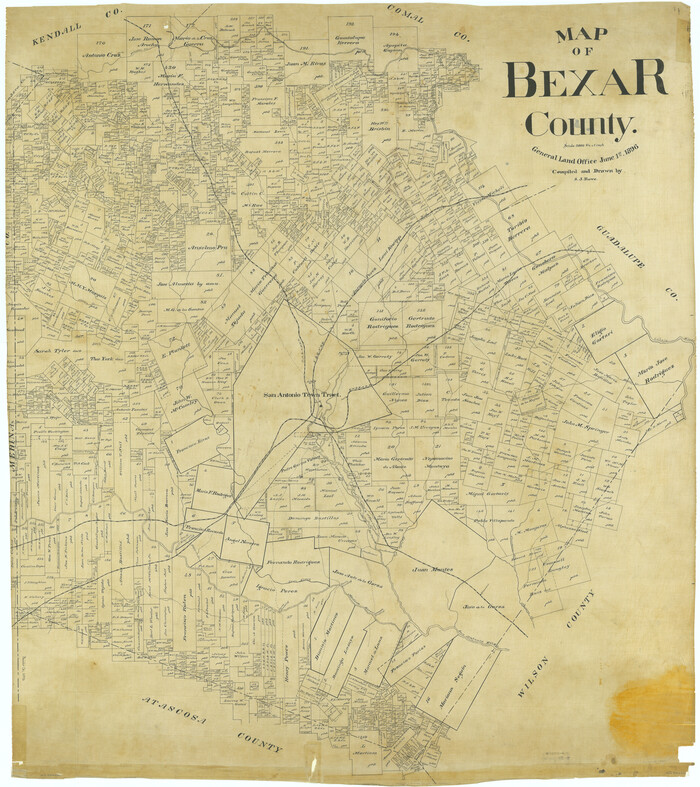 4885, Map of Bexar County, General Map Collection