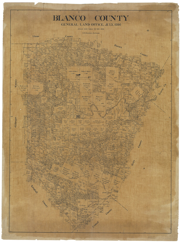 4886, Blanco County, General Map Collection