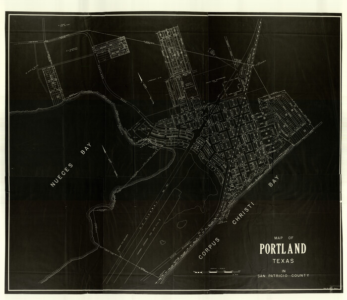 48886, Map of Portland, Texas in San Patricio County