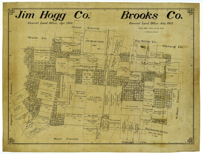 4894, Brooks-Jim Hogg Co., General Map Collection