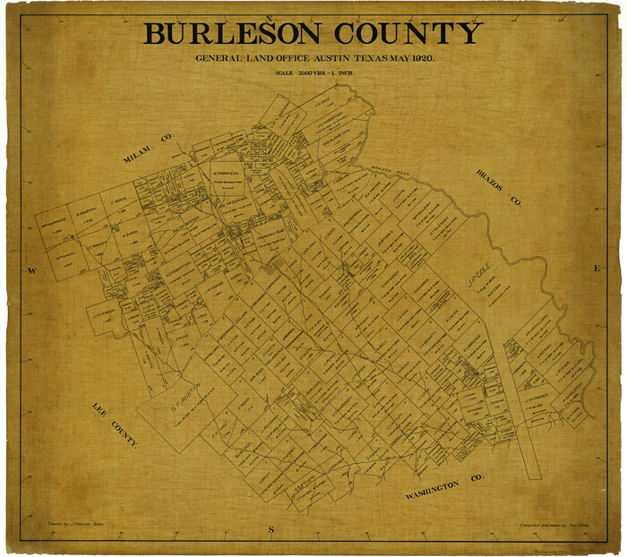 4896, Burleson County, General Map Collection