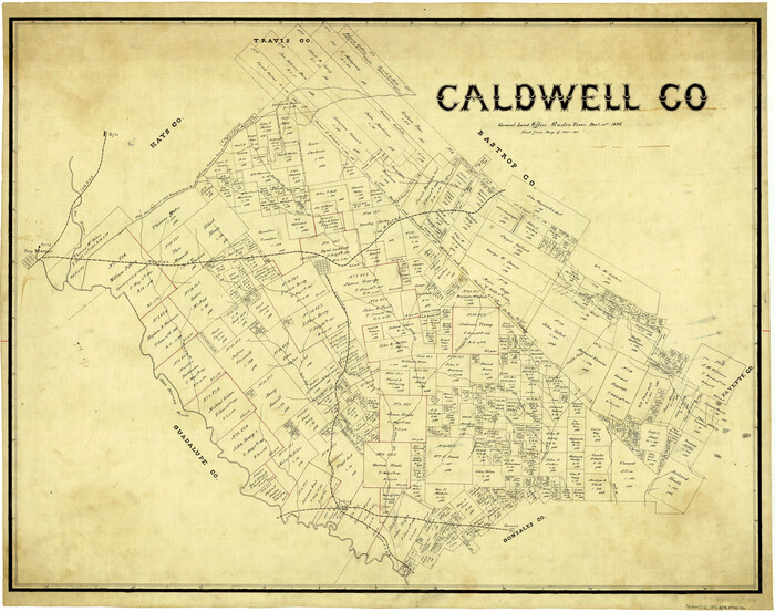 4898, Caldwell Co., General Map Collection