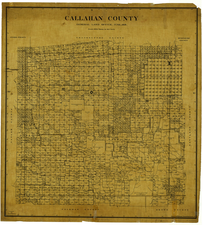 4900, Callahan County, General Map Collection