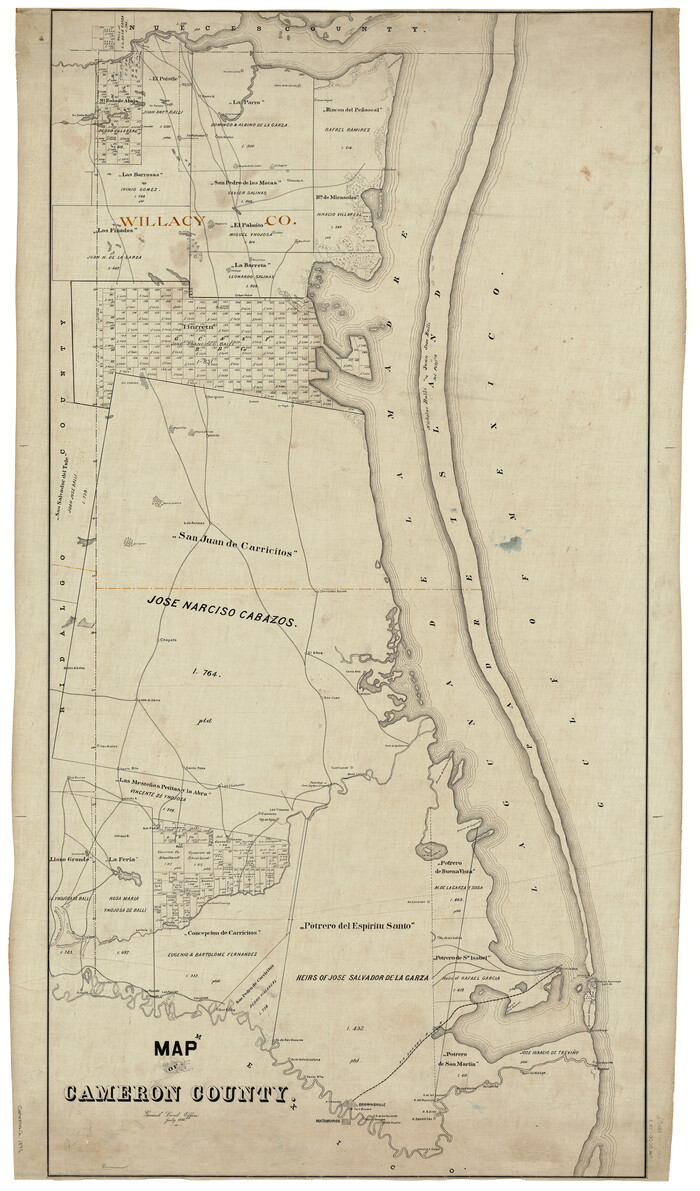 4901, Map of Cameron County, General Map Collection