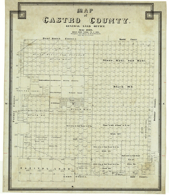 4906, Map of Castro County, General Map Collection