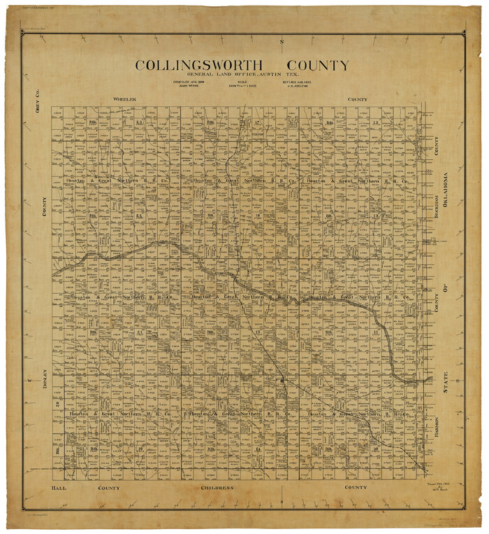 4915, Collingsworth County, General Map Collection
