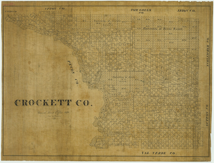 4924, Crockett Co., General Map Collection
