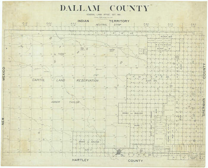 4927, Dallam County, General Map Collection
