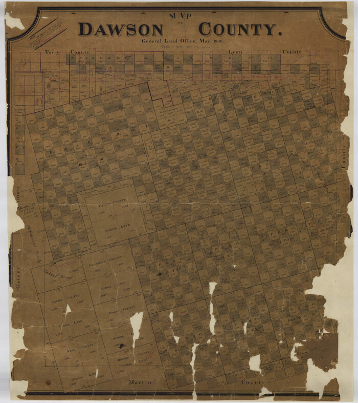 4929, Map of Dawson County, General Map Collection