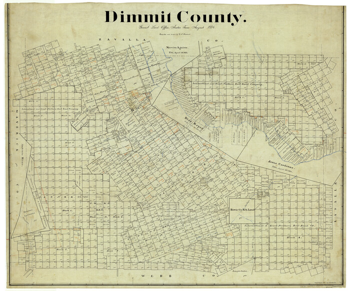4934, Dimmit County, General Map Collection